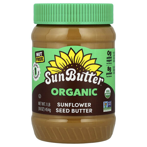 sbt19049_v_37.jpg SunButter, Органическое подсолнечное масло, 454 г (16 унций)