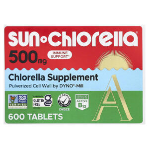 добавка с хлореллой, 500 мг, 600 таблеток — Sun Chlorella