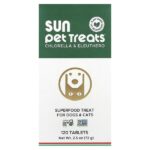 Sun Pet Treats™, хлорелла и элеутерококк, для собак и кошек, 120 таблеток — Sun Chlorella
