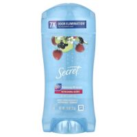 48 Hour Clear Gel, антиперспирант / дезодорант, освежающие ягоды, 73 г (2,6 унции) — Secret