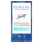 Clinical 72 HR, невидимый твердый дезодорант, для свободной и чувствительной кожи, 45 г (1,6 унции) — Secret — изображение 2