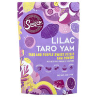 порошок из сиреневого таро и ямса, таро и фиолетового батата, 142 г (5 унций) — Suncore Foods