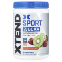 Sport, 7 г аминокислот с разветвленной цепью (BCAA), со вкусом клубники и киви, 345 г (12,2 унции) — XTEND