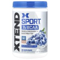 Sport, 7 г аминокислот с разветвленной цепью (BCAA), со вкусом голубой малины, 345 г (12,2 унции) — XTEND