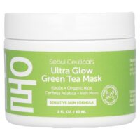Ultra Glow, маска для красоты с зеленым чаем, 60 мл (2 жидк. унц.) — SeoulCeuticals