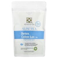 Slim Tea, чай Detox™ для расслабления кишечника, 20 неотбеленных чайных пакетиков, 41 г (1,47 унции) — Secrets of Tea