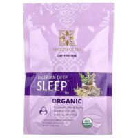 органический чай валериана Deep Sleep™, без кофеина, 20 чайных пакетиков, 40 г (1,4 унции) — Secrets of Tea