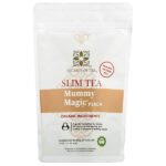Slim Tea, чай Mummy Magic®, со вкусом персика, 20 неотбеленных чайных пакетиков, 41 г (1,47 унции) — Secrets of Tea