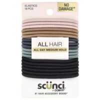 No Damage® Eрезинки, для всех волос, средняя фиксация в течение всего дня, 18 шт. — Scunci