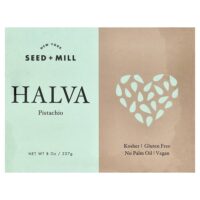 халва, фисташки, 227 г (8 унций) — Seed + Mill