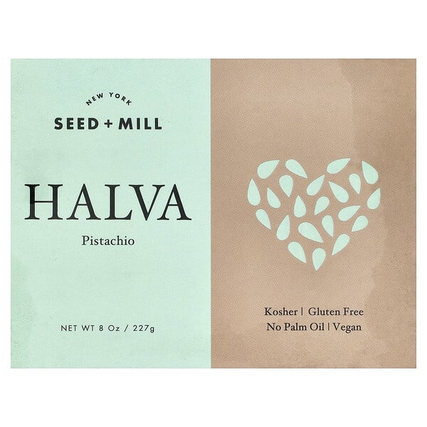 sdd00650_v_20.jpg халва, фисташки, 227 г (8 унций) — Seed + Mill