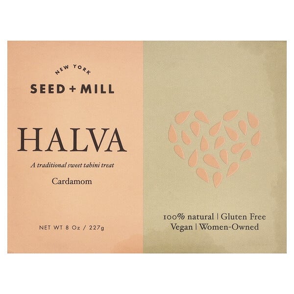 sdd00670_v_21.jpg халва, кардамон, 227 г (8 унций) — Seed + Mill