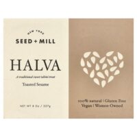 халва, с обжаренным кунжутом, 227 г (8 унций) — Seed + Mill