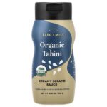 органический тахини, кремовый кунжутный соус, 310 г (10,93 унции) — Seed + Mill