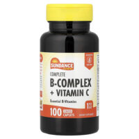 Полный комплекс витаминов группы B + витамин C, 100 капсул в оболочке — Sundance Vitamins