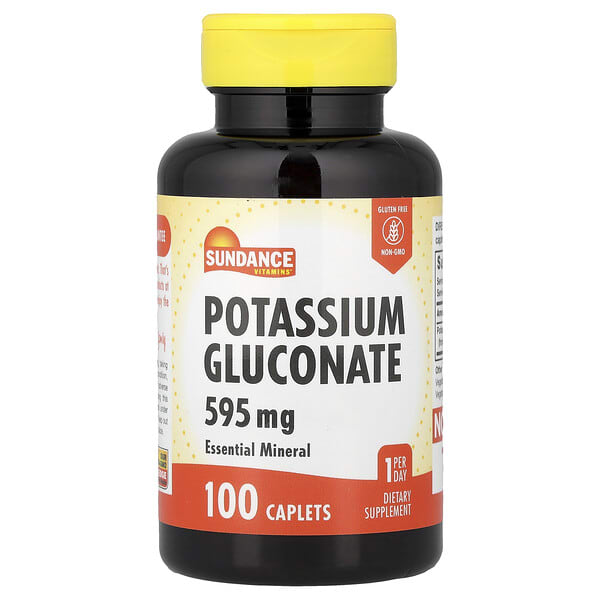 sde10282_v_24.jpg Глюконат калия, 595 мг, 100 капсул — Sundance Vitamins
