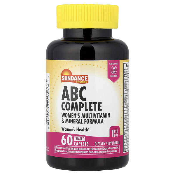 sde10578_v_24.jpg ABC Complete, мультивитаминная и минеральная формула для женщин, 60 капсул в оболочке — Sundance Vitamins