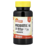 Probiotic-14, 30 вегетарианских капсул — Sundance Vitamins