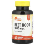 Свекла, 60 капсул с быстрым высвобождением (500 мг на капсулу) — Sundance Vitamins