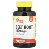 Свекла, 60 капсул с быстрым высвобождением (500 мг на капсулу) — Sundance Vitamins