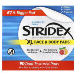 XL Face & Body Pads™, без спирта, 90 подушечек с двойной текстурой — Stridex — изображение 2