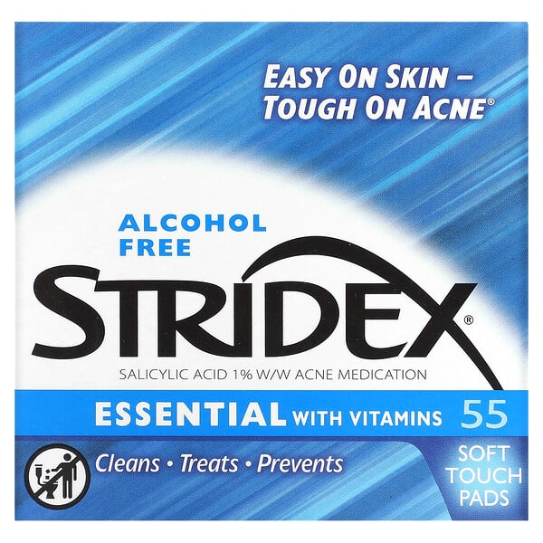 sdx06555_v_73.jpg Single-Step Acne Control, не содержащие спирта , 55 мягких салфеток, 4.21 в каждой — Stridex