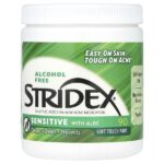 Sensitive с алоэ, без спирта, 90 мягких салфеток — Stridex