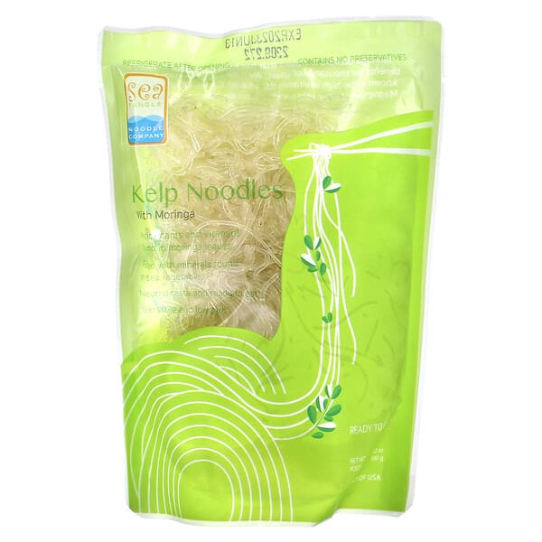 sea21280_v_2.jpg Sea Tangle Noodle Company, Лапша из бурых водорослей с морингой, 340 г (12 унций)