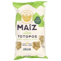 Чипсы из кукурузной тортильи Maiz Totopos, лайм, 212,6 г (7,5 унции) — Siete