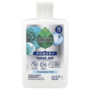 Power +, ополаскиватель, без отдушек, 75 порций, 236 мл (8 жидк. Унций) — Seventh Generation