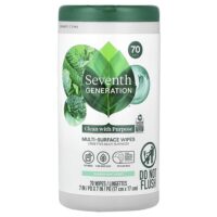Салфетки для различных поверхностей, садовая мята, 70 салфеток — Seventh Generation
