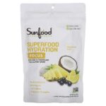 Superfood Hydration Focus, суперфуд, ананас и асаи, 227 г (8 унций) — Sunfood