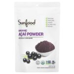 органический порошок из ягод асаи, 113 г (4 унции) — Sunfood