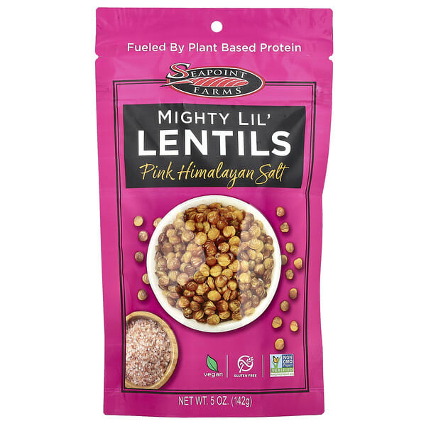 sfm00620_v_6.jpg Mighty Lil' Lentils, розовая гималайская соль, 142 г (5 унций) — Seapoint Farms