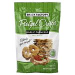 Хрустящие крендели с чесноком и пармезаном, по вкусу, 204 г (7,2 унции) — Snack Factory