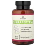 серрапептаза, 90 капсул (18 мг в 1 капсуле) — Sunergetic
