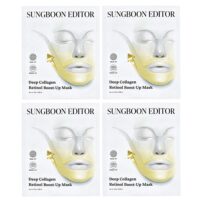Маска для лица с глубоким коллагеном и ретинолом, 4 шт., 25 г (0,88 унции) — Sungboon Editor