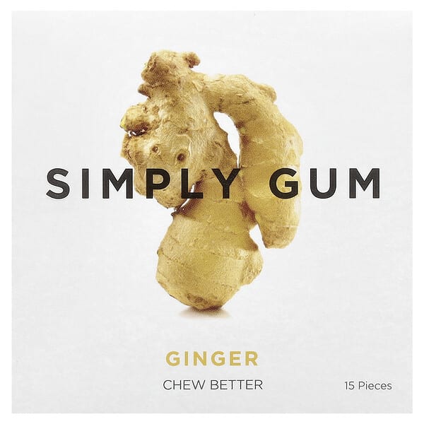 sgm00603_v_62.jpg Simply Gum, Жевательная резинка, Натуральный имбирь, 15 штук