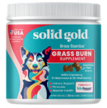 Grass Guardian™, добавка от Grass Burn, для собак, с копченым беконом, 120 жевательных таблеток, 216 г (7,6 унции) — Solid Gold