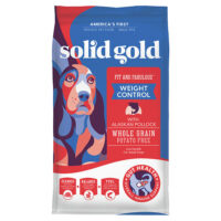 Fit and Fabulous™, для взрослых собак, с аляскинским минтаем, 1,81 кг (4 фунта) — Solid Gold