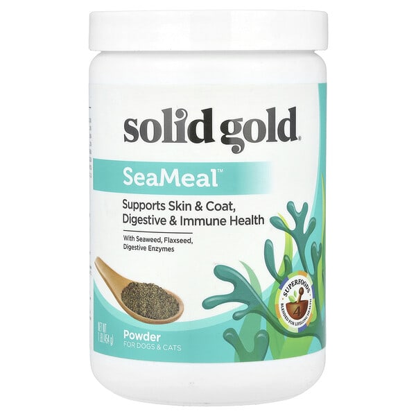 sgp74033_v_8.jpg SeaMeal™, для собак и кошек, 454 г (1 фунт) — Solid Gold