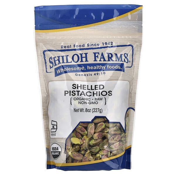 shh22108_v_4.jpg органические очищенные фисташки, 227 г (8 унций) — Shiloh Farms