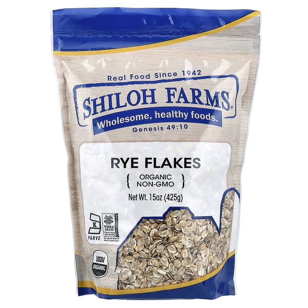 shh22393_v_4.jpg органические ржаные хлопья, 425 г (15 унций) — Shiloh Farms
