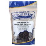 Thompson, органический изюм без косточек, 340 г (12 унций) — Shiloh Farms