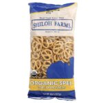 органические мини-крендели из спельты, с солью, 227 г (8 унций) — Shiloh Farms