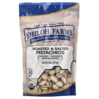 органические фисташки, обжаренные и соленые, 227 г (8 унций) — Shiloh Farms