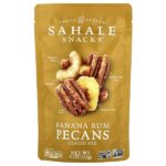 Глазированная смесь, банан и ром и пекан, 113 г (4 унции) — Sahale Snacks