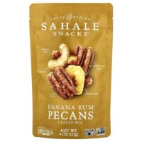 Глазированная смесь, банан и ром и пекан, 113 г (4 унции) — Sahale Snacks