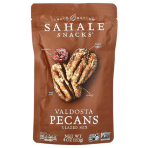 Snack Better, смесь глазированных орехов пекан из Валдосты, 4 унции (113 г) — Sahale Snacks