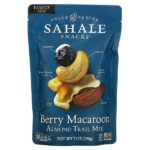 смесь миндаля, орехов и сухофруктов, ягодный макарун, 198 г (7 унций) — Sahale Snacks